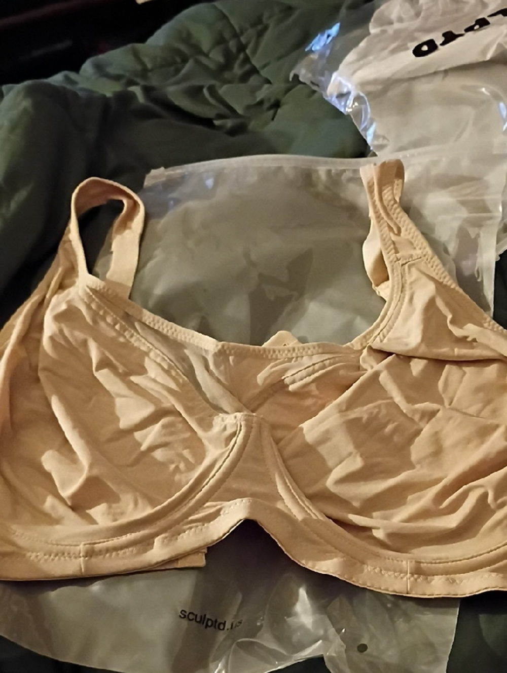 Sculptd Everyday Support Underwire Bra in Beige